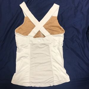 Lululemon white tank top M